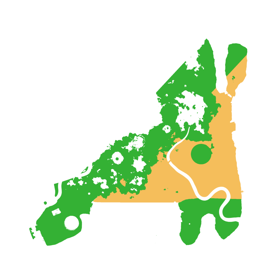 Biome Rust Map: Procedural Map, Size: 3500, Seed: 784093574