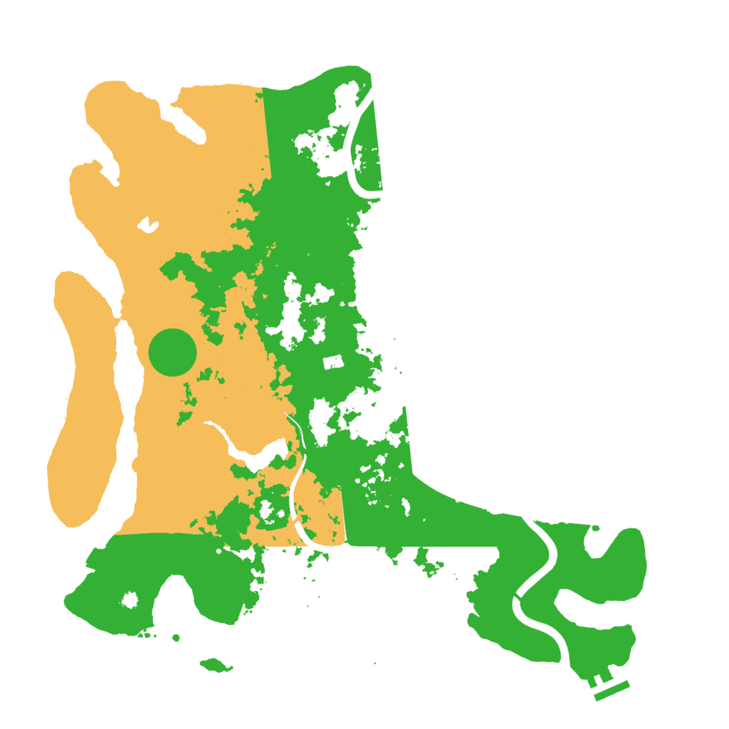 Biome Rust Map: Procedural Map, Size: 4000, Seed: 6818751