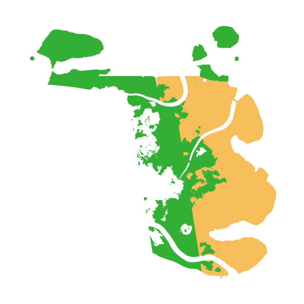 Biome Rust Map: Procedural Map, Size: 2800, Seed: 22175
