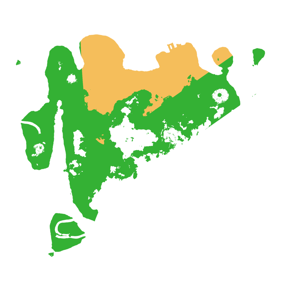 Biome Rust Map: Procedural Map, Size: 3000, Seed: 322245394