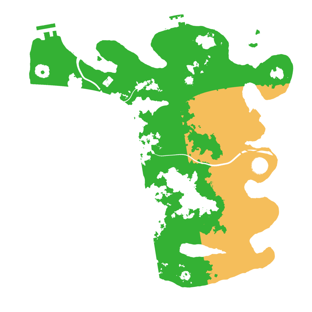 Biome Rust Map: Procedural Map, Size: 3300, Seed: 22175