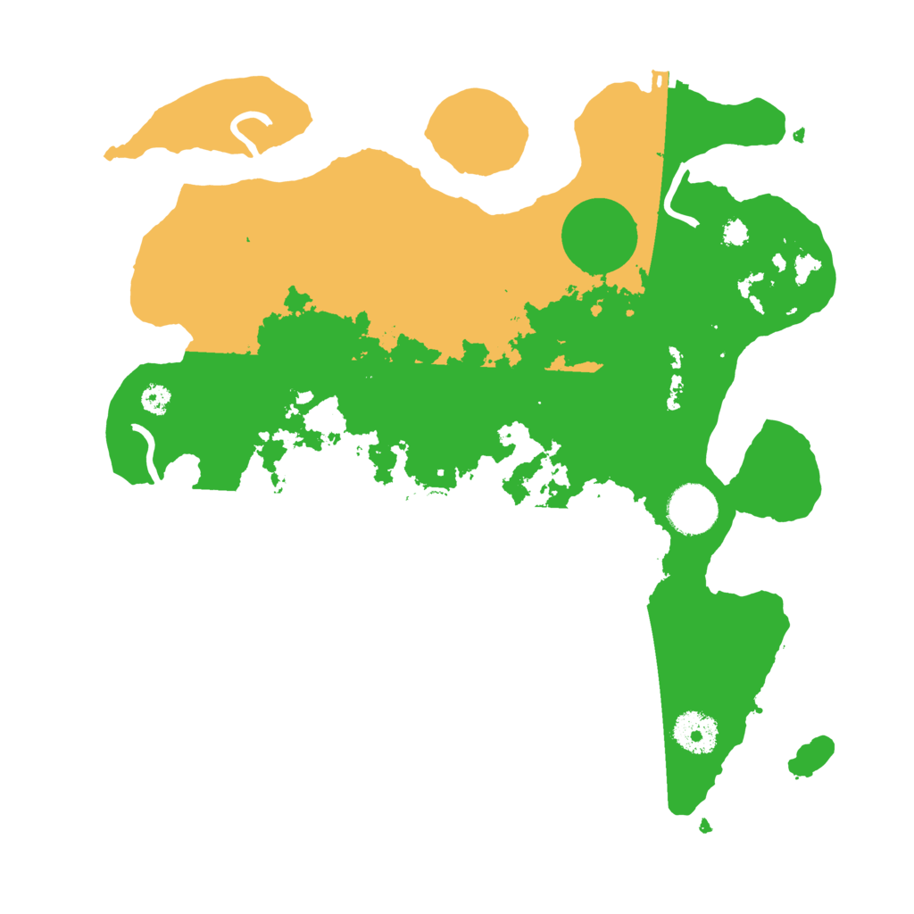 Biome Rust Map: Procedural Map, Size: 3200, Seed: 825073914