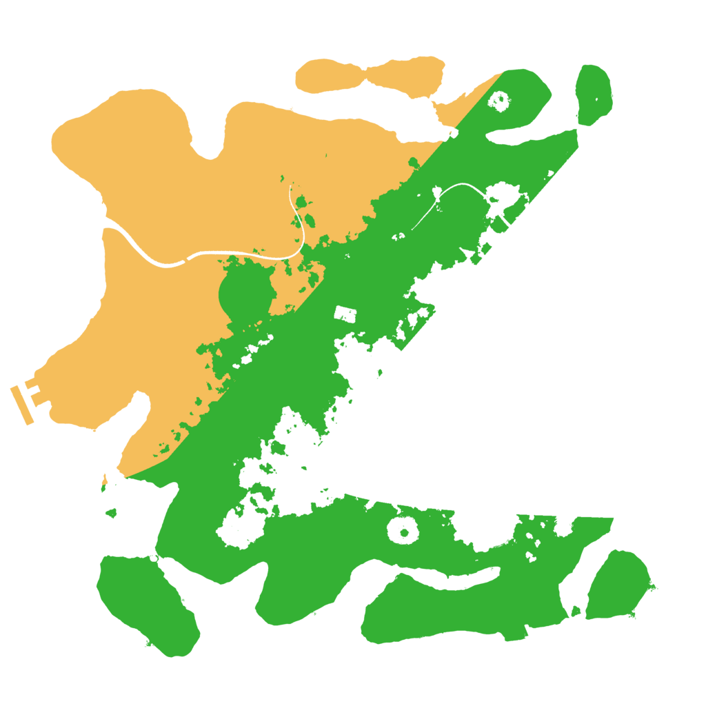 Biome Rust Map: Procedural Map, Size: 3500, Seed: 1048530706
