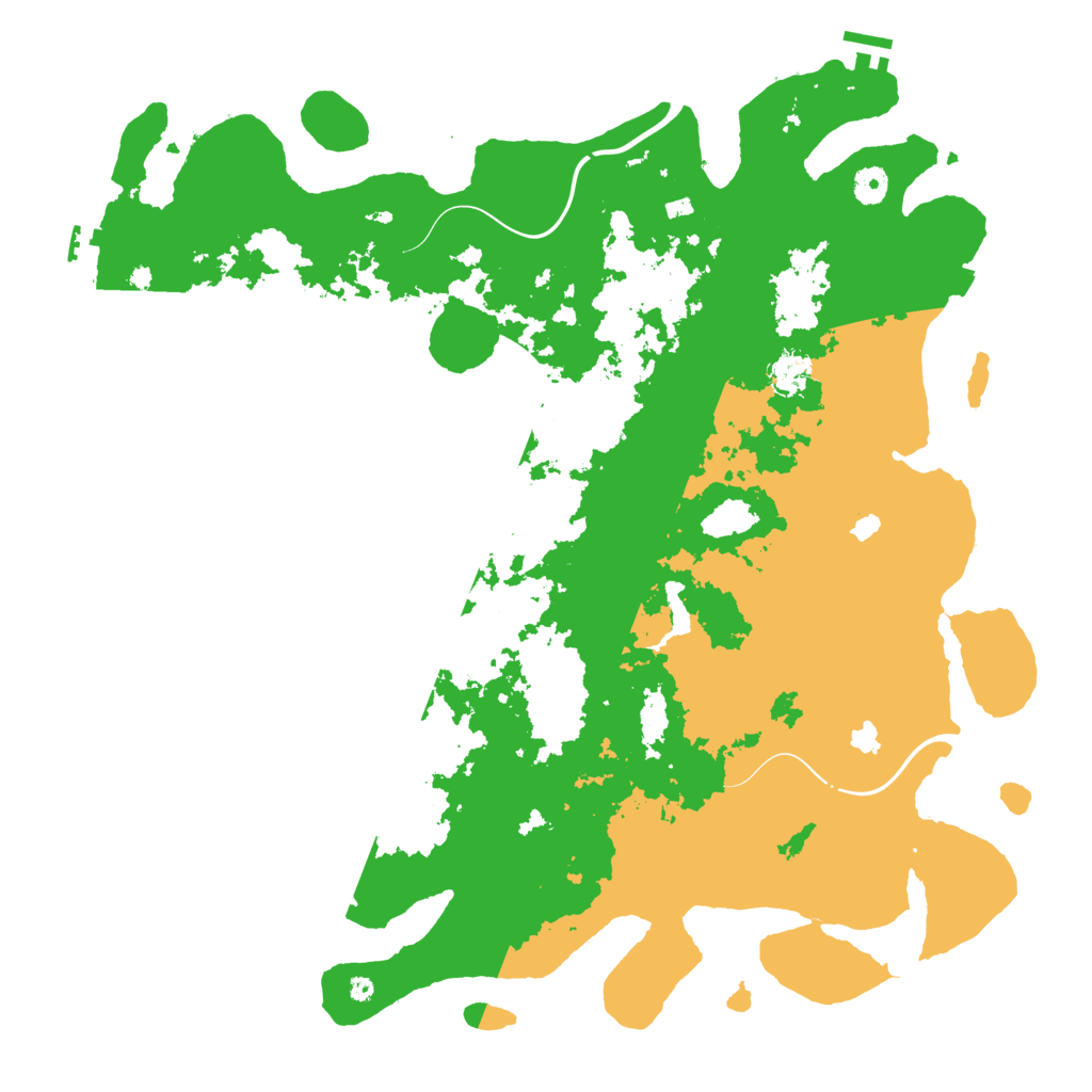 Biome Rust Map: Procedural Map, Size: 4500, Seed: 436357876