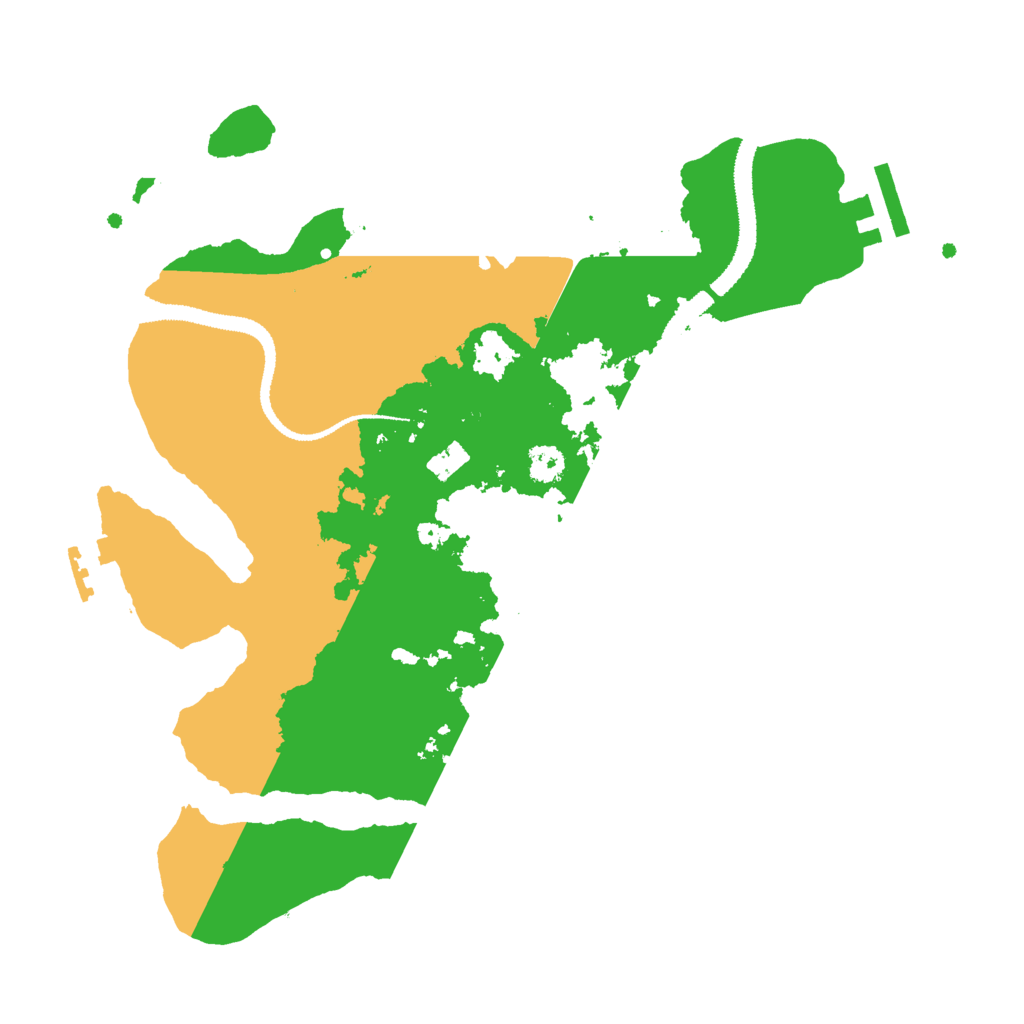 Biome Rust Map: Procedural Map, Size: 2800, Seed: 59546687