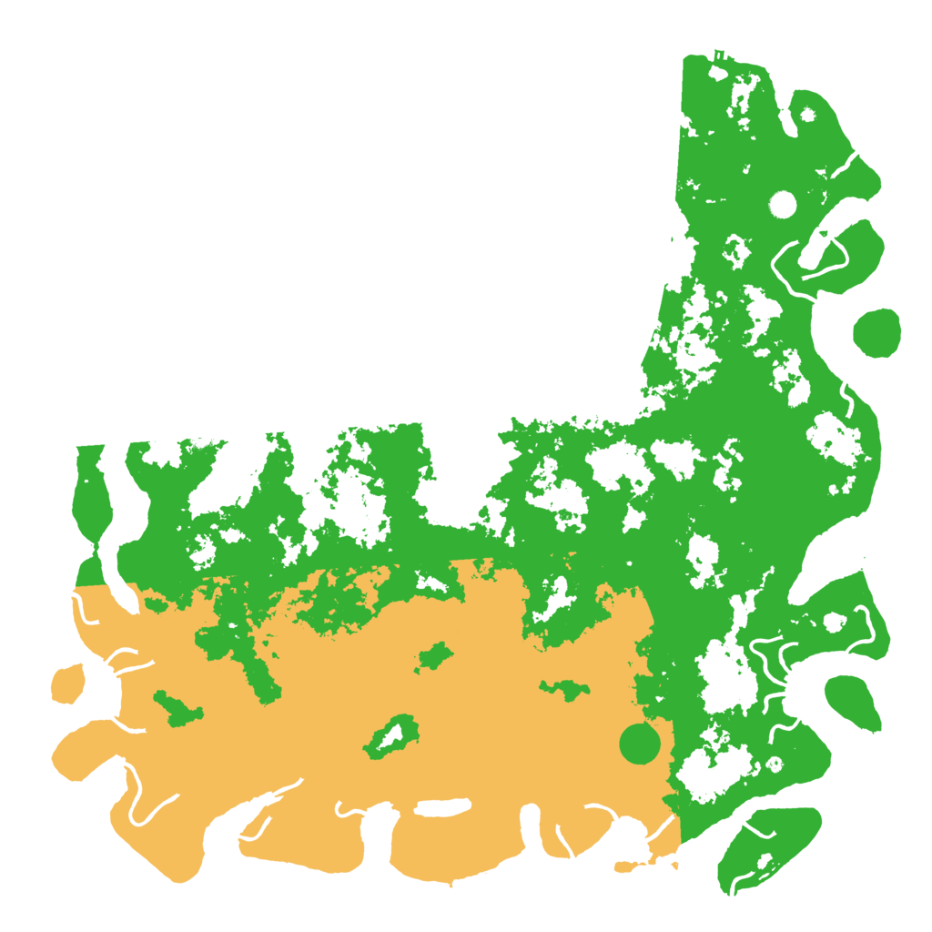 Biome Rust Map: Procedural Map, Size: 6000, Seed: 146289