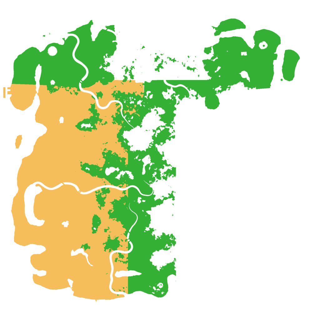 Biome Rust Map: Procedural Map, Size: 6000, Seed: 285107