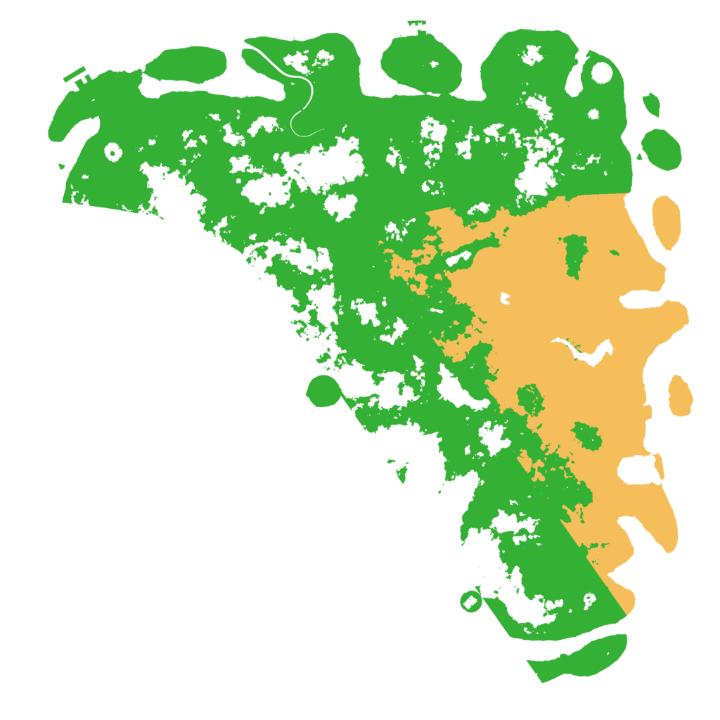 Biome Rust Map: Procedural Map, Size: 6000, Seed: 677571