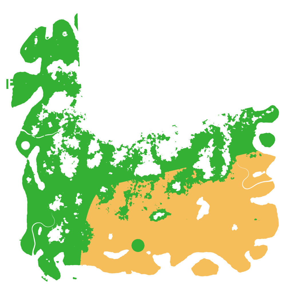 Biome Rust Map: Procedural Map, Size: 6000, Seed: 398973