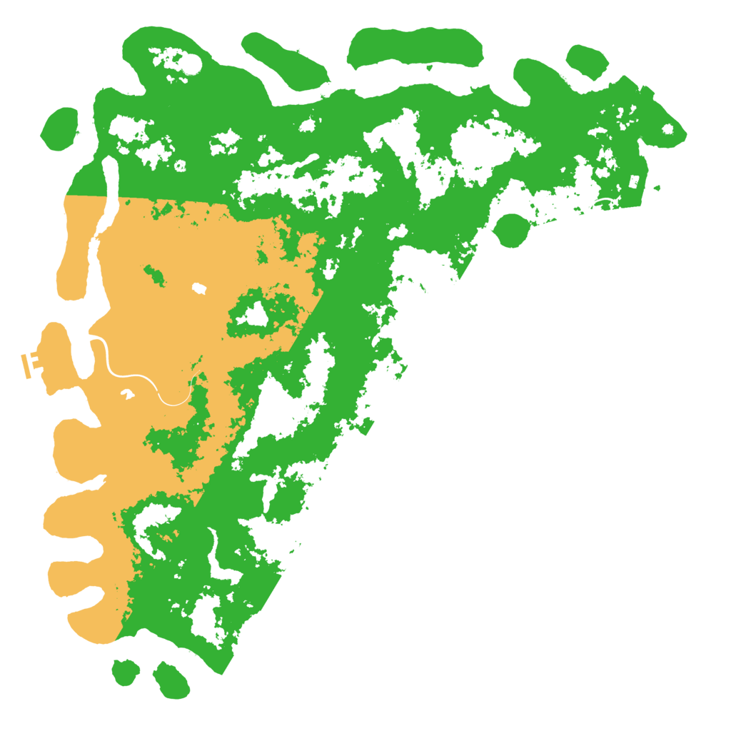 Biome Rust Map: Procedural Map, Size: 6000, Seed: 792938