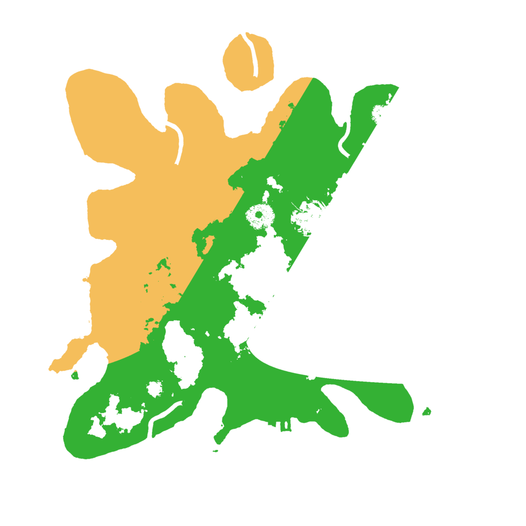Biome Rust Map: Procedural Map, Size: 3000, Seed: 91776