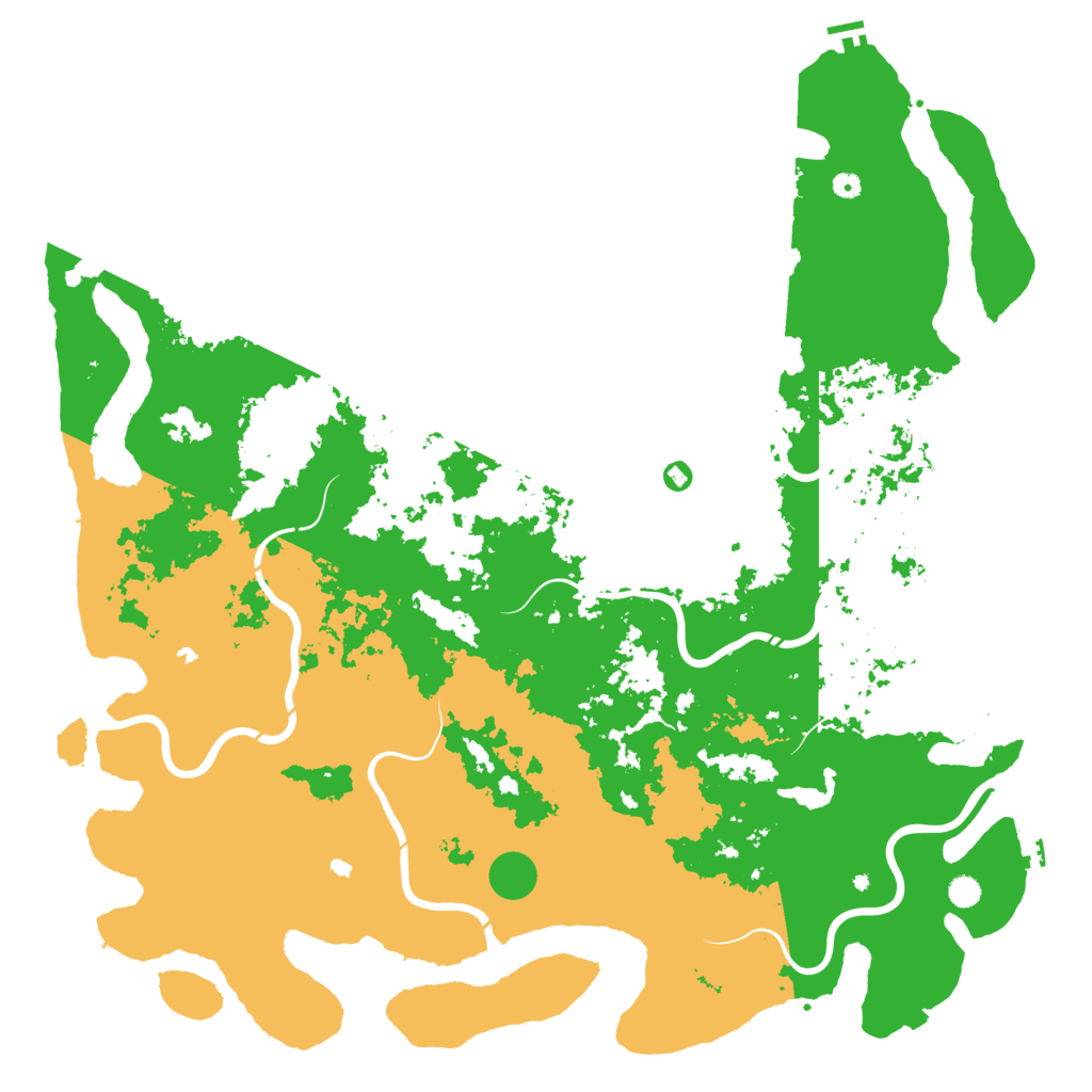 Biome Rust Map: Procedural Map, Size: 6000, Seed: 771808