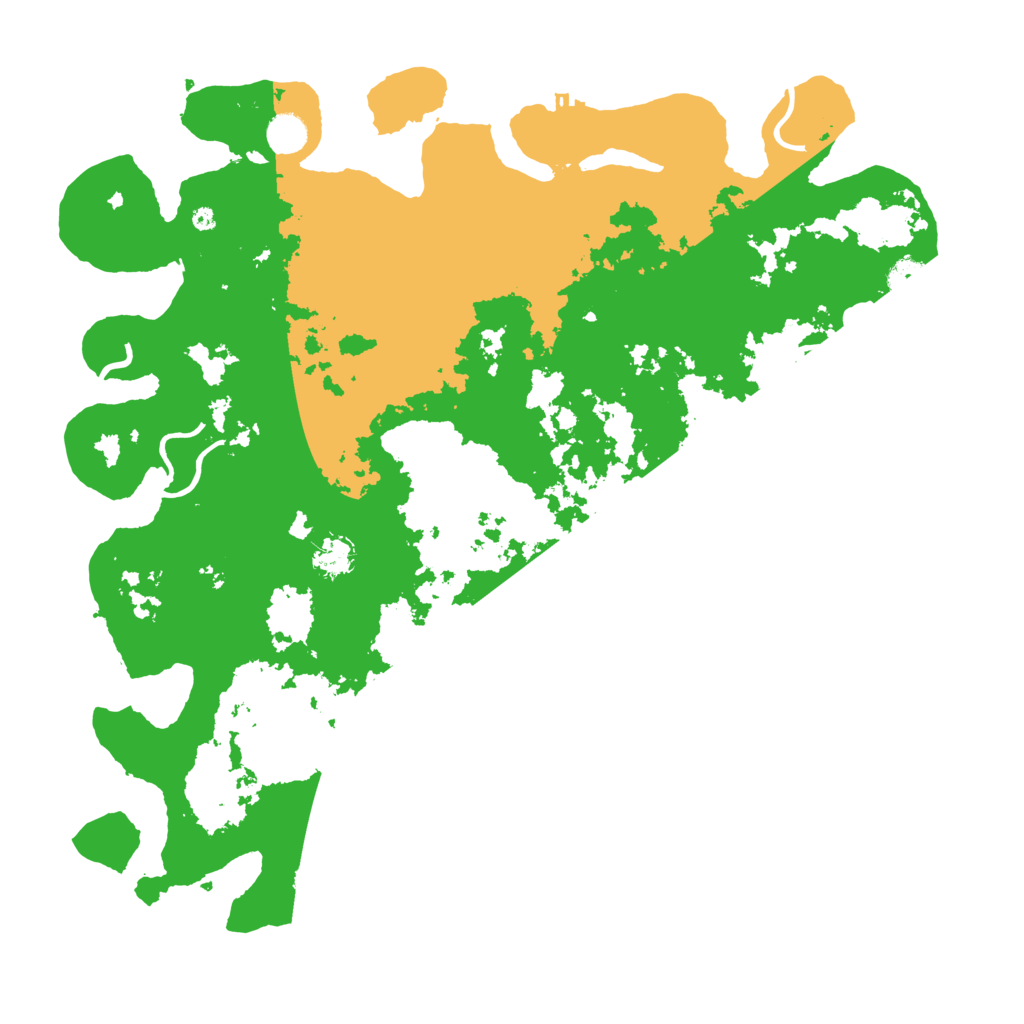 Biome Rust Map: Procedural Map, Size: 4500, Seed: 392062564