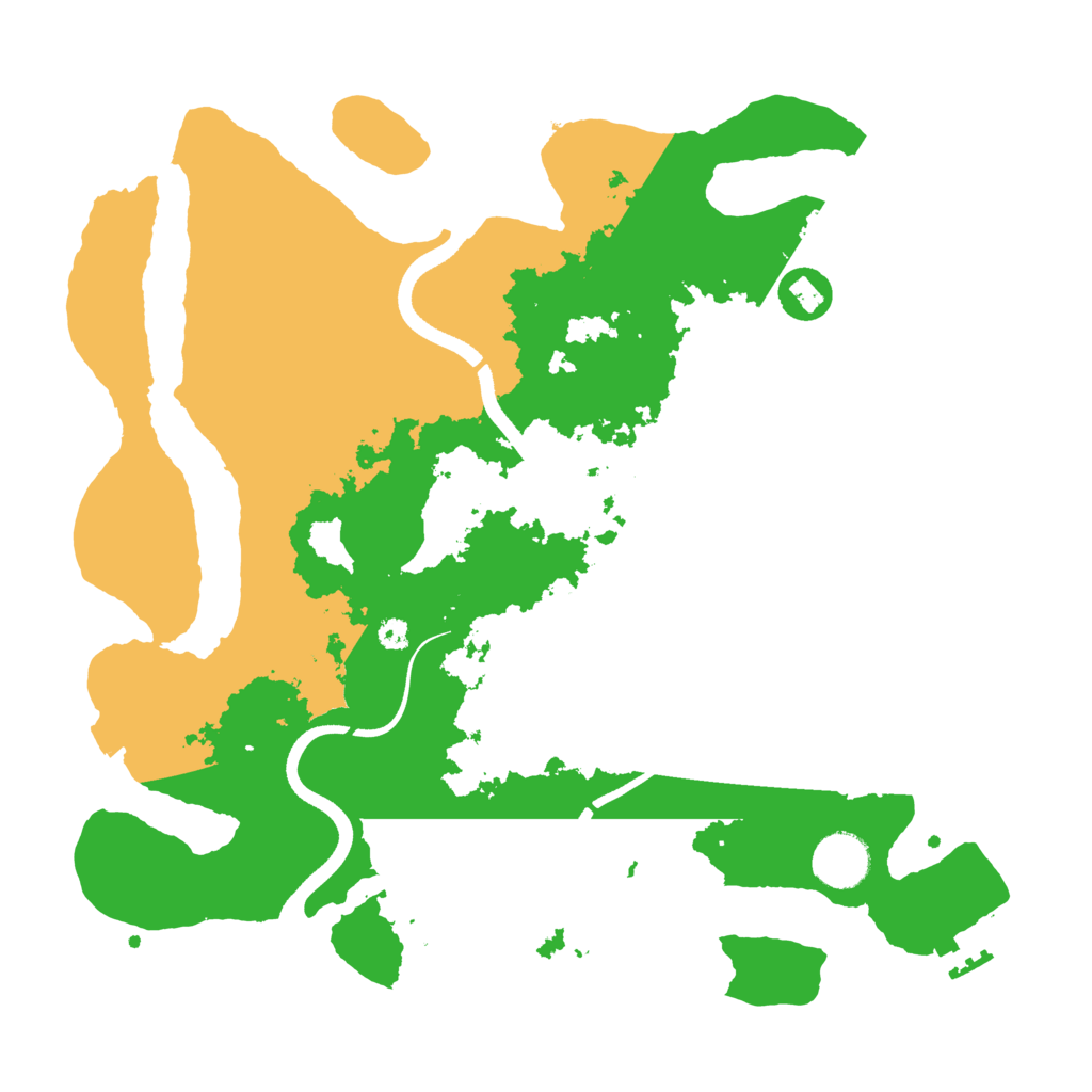 Biome Rust Map: Procedural Map, Size: 3500, Seed: 192901451