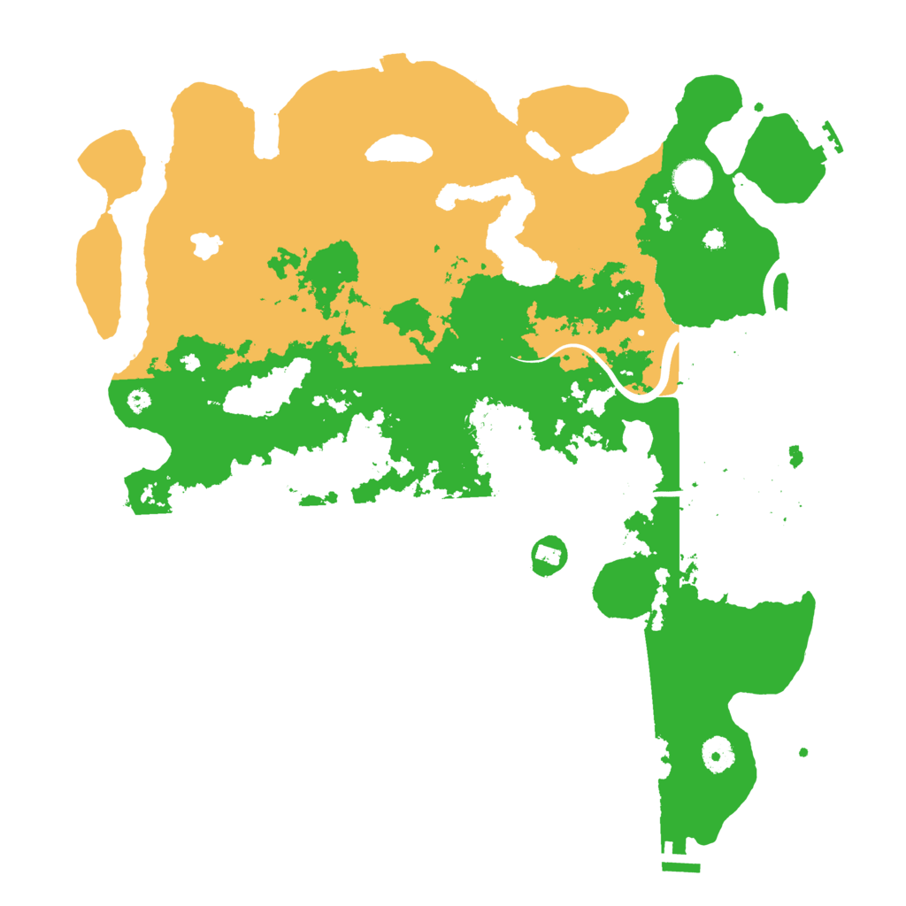 Biome Rust Map: Procedural Map, Size: 4000, Seed: 57656