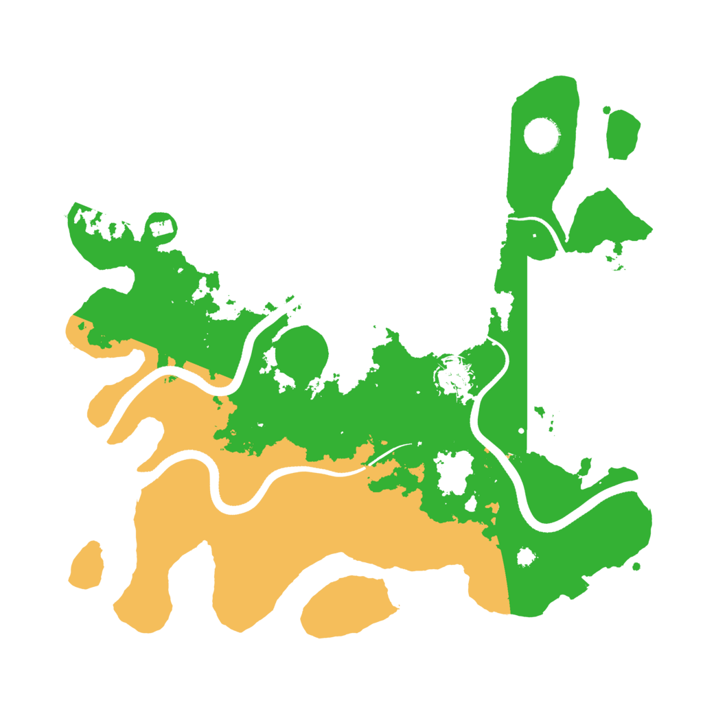 Biome Rust Map: Procedural Map, Size: 3500, Seed: 103036365