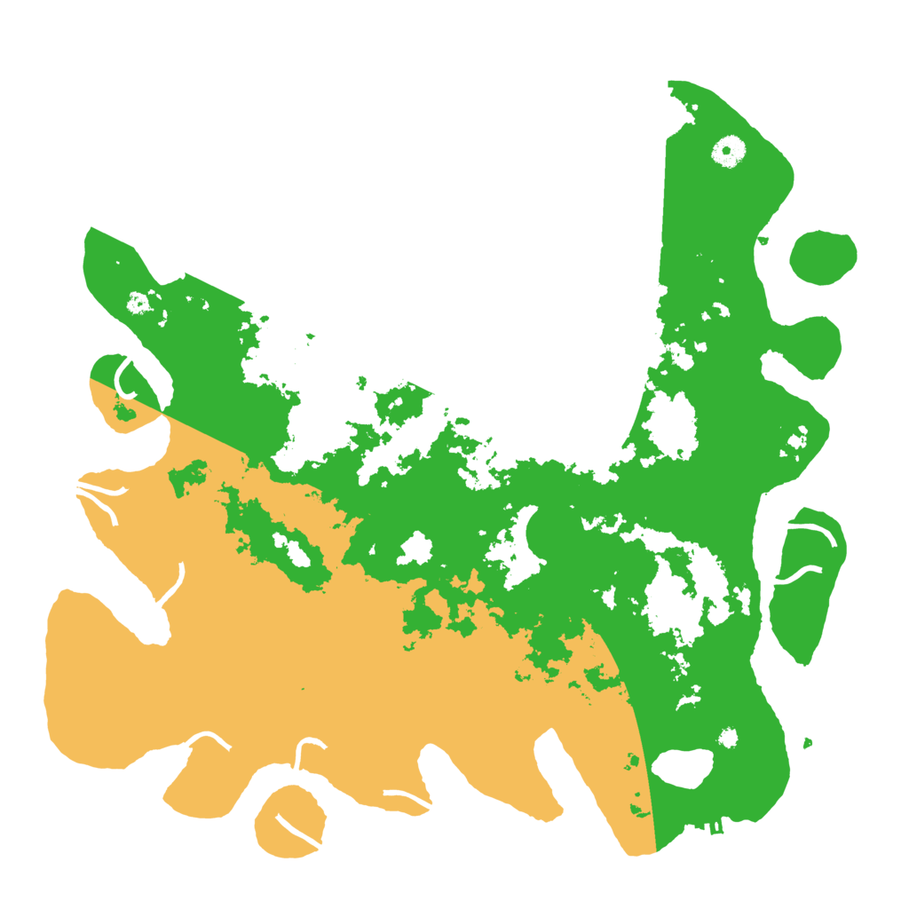 Biome Rust Map: Procedural Map, Size: 4300, Seed: 274371859