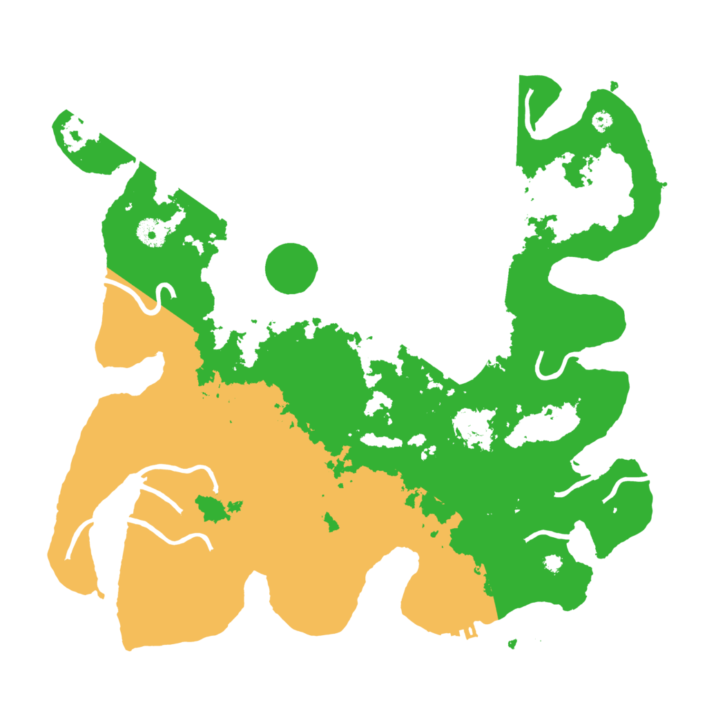 Biome Rust Map: Procedural Map, Size: 3650, Seed: 45327