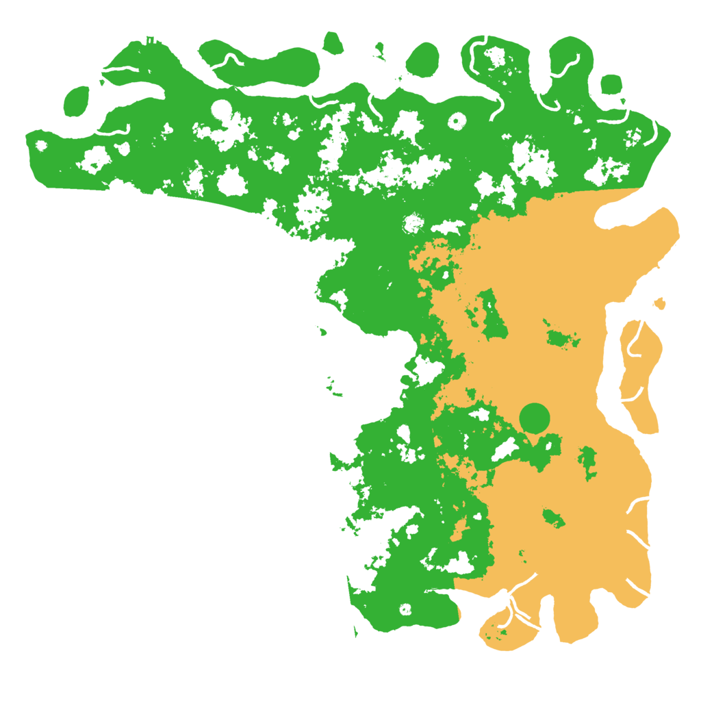 Biome Rust Map: Procedural Map, Size: 6000, Seed: 196641