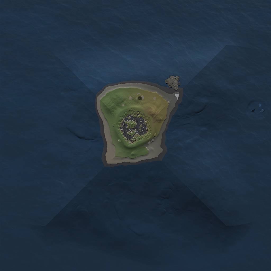 Rust Map: Procedural Map, Size: 1000, Seed: 69696969, 3 Monuments