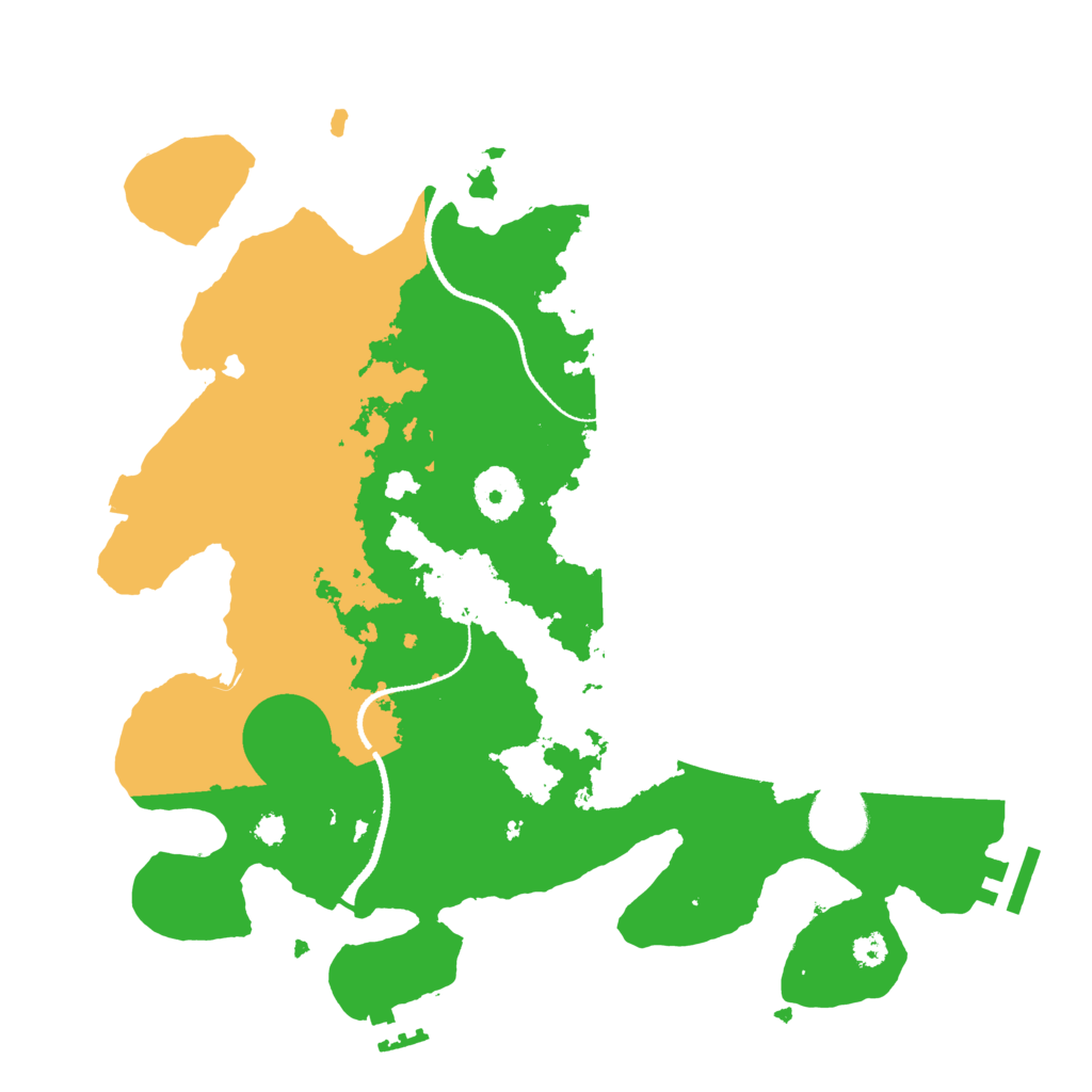 Biome Rust Map: Procedural Map, Size: 3250, Seed: 1349681