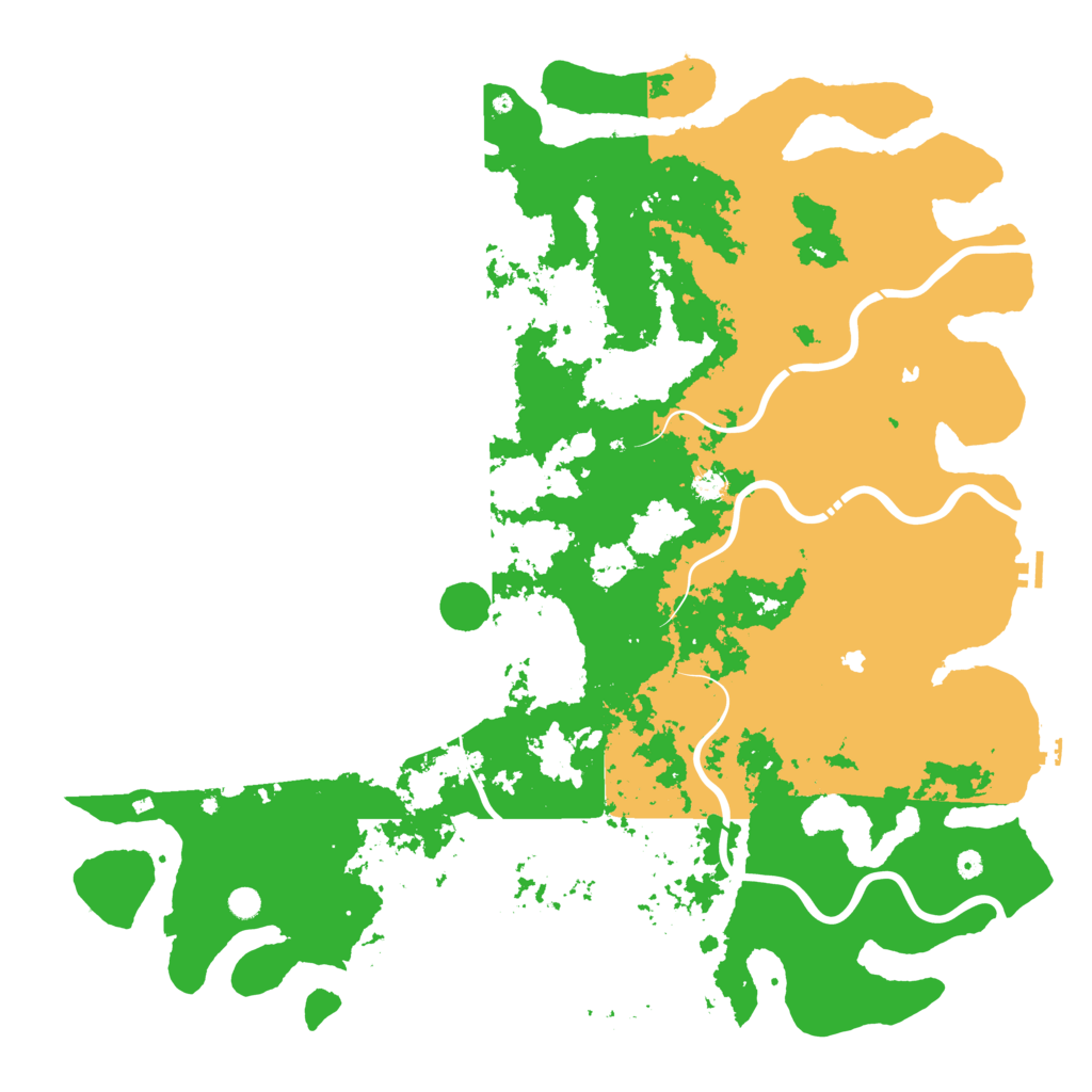 Biome Rust Map: Procedural Map, Size: 6000, Seed: 63910