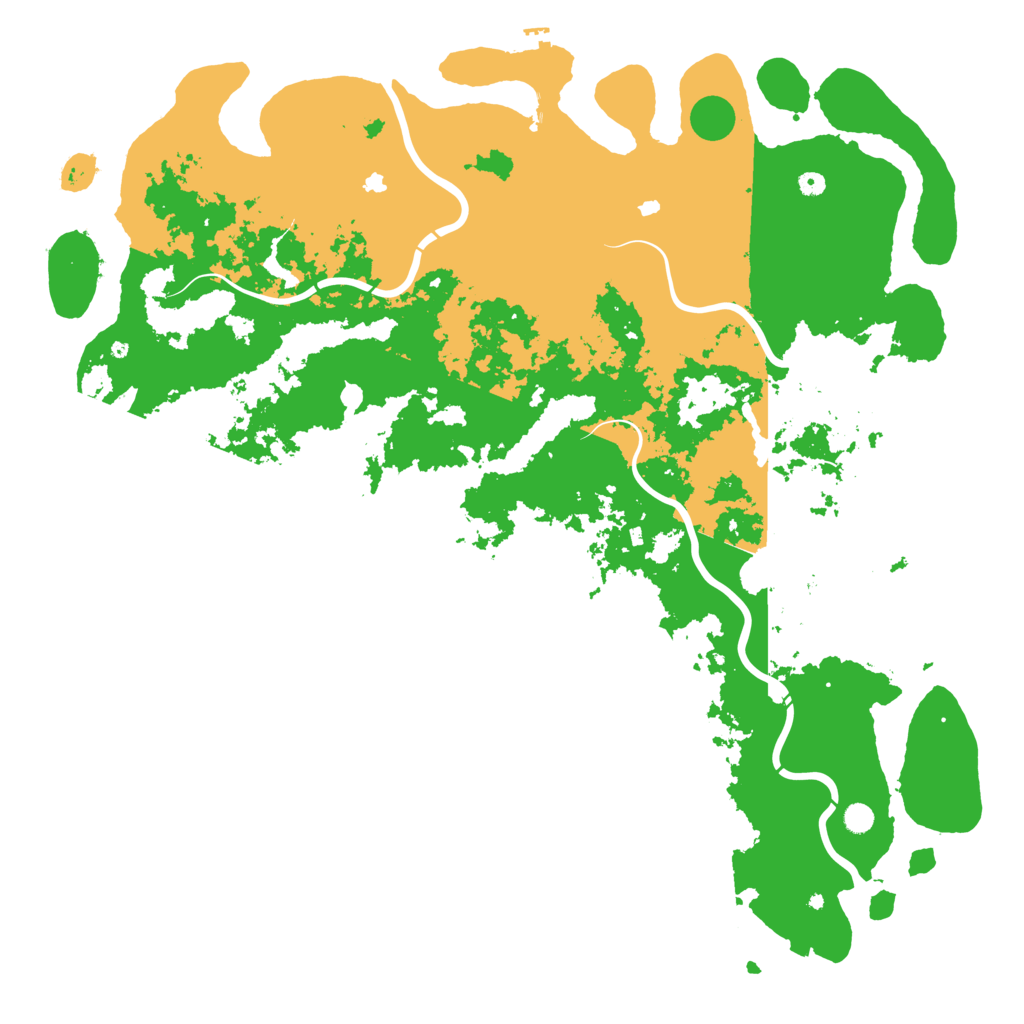 Biome Rust Map: Procedural Map, Size: 6000, Seed: 444074