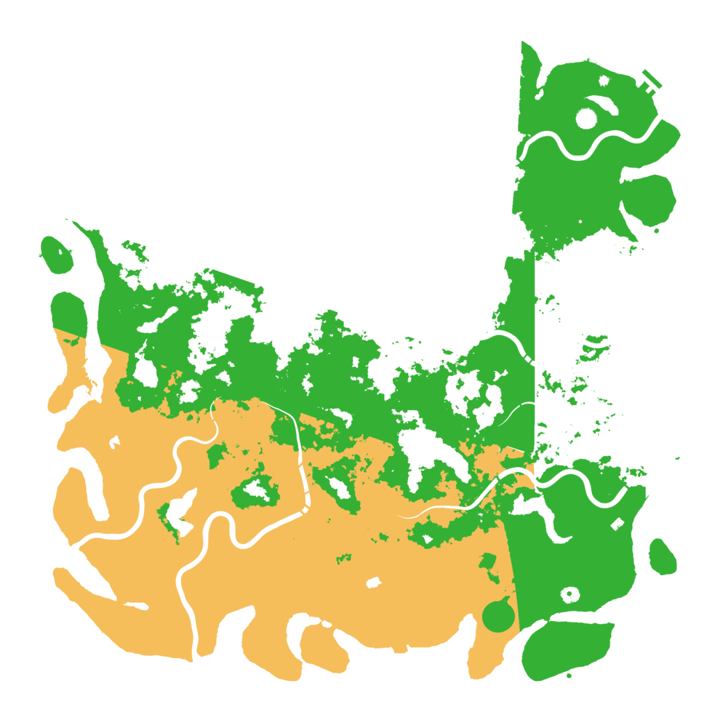 Biome Rust Map: Procedural Map, Size: 6000, Seed: 698749