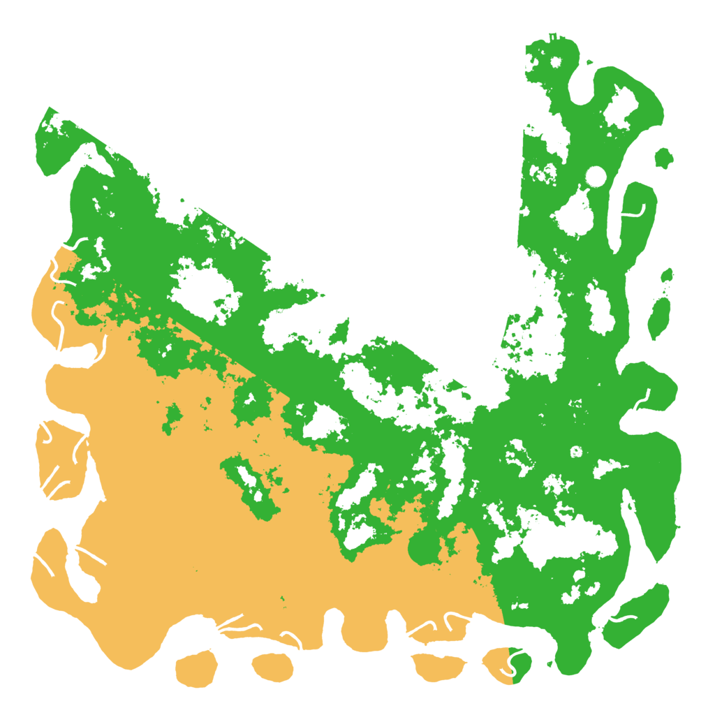 Biome Rust Map: Procedural Map, Size: 6000, Seed: 67384875