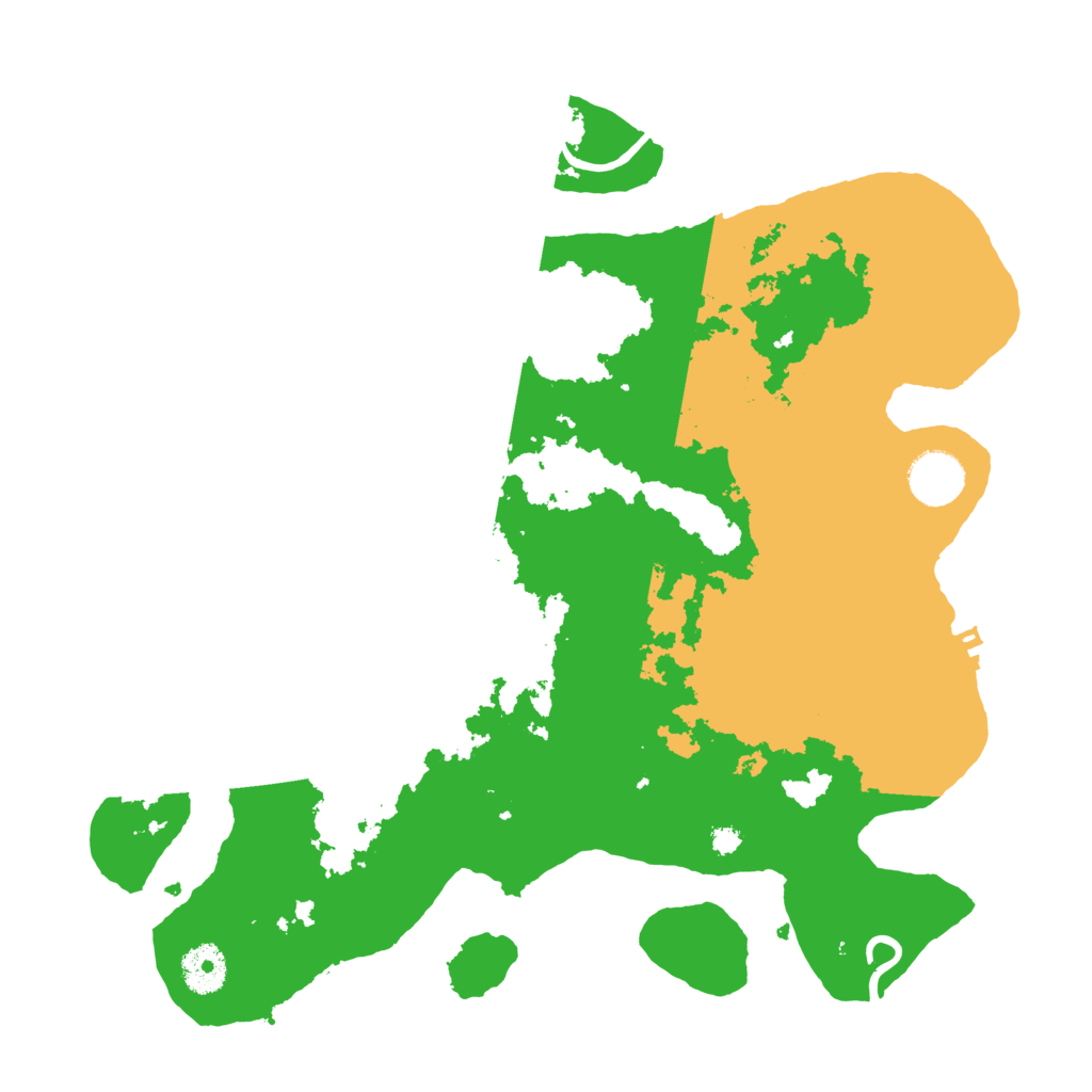 Biome Rust Map: Procedural Map, Size: 3500, Seed: 1840424521