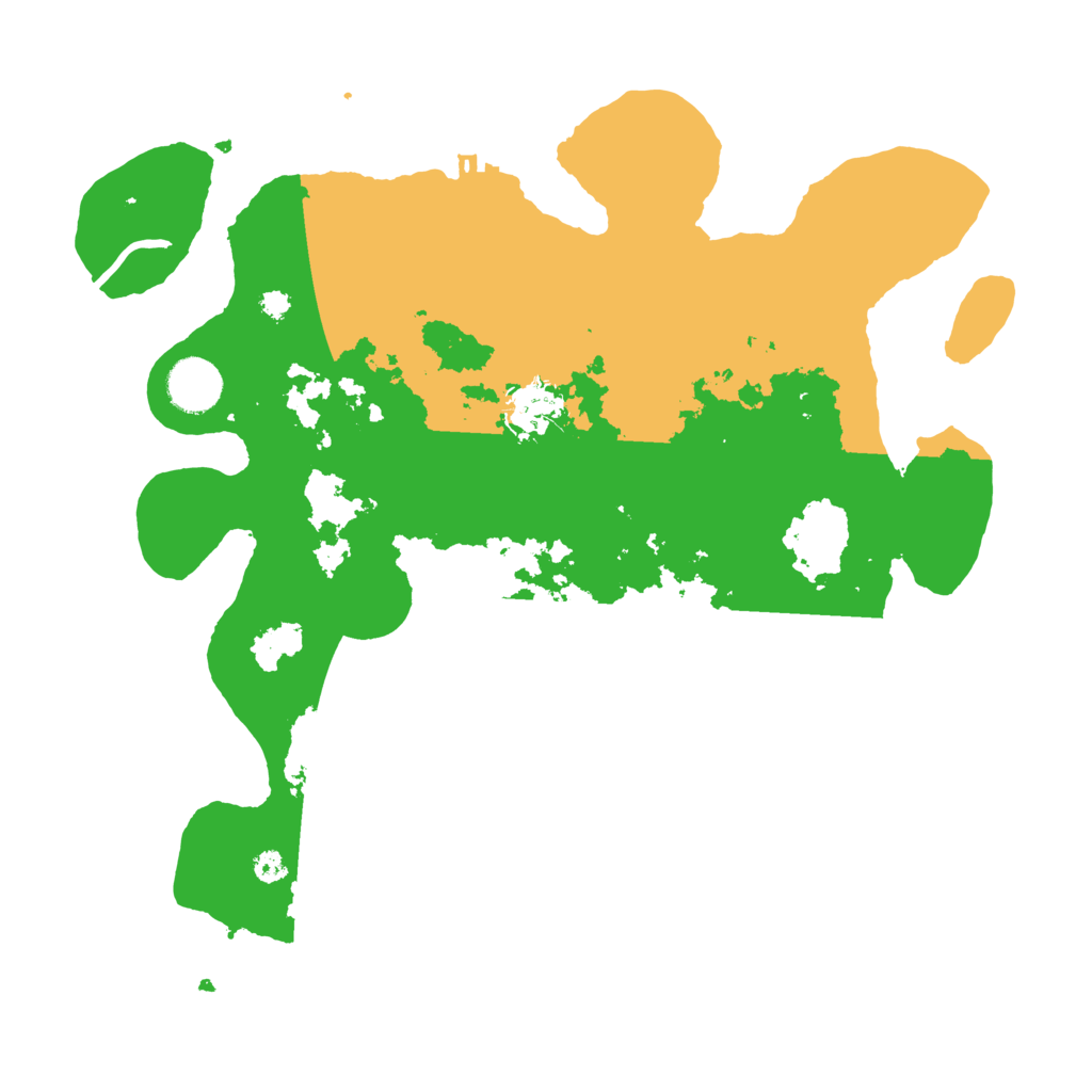 Biome Rust Map: Procedural Map, Size: 3500, Seed: 686613756