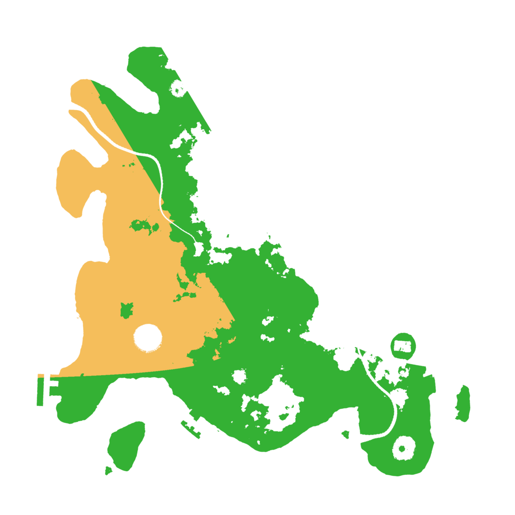 Biome Rust Map: Procedural Map, Size: 3250, Seed: 2073897