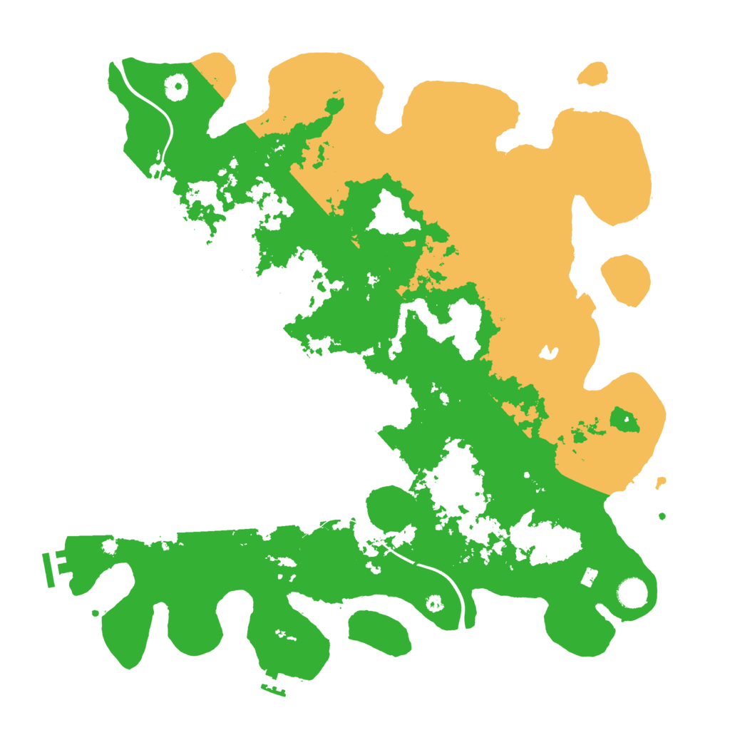 Biome Rust Map: Procedural Map, Size: 4250, Seed: 1781366