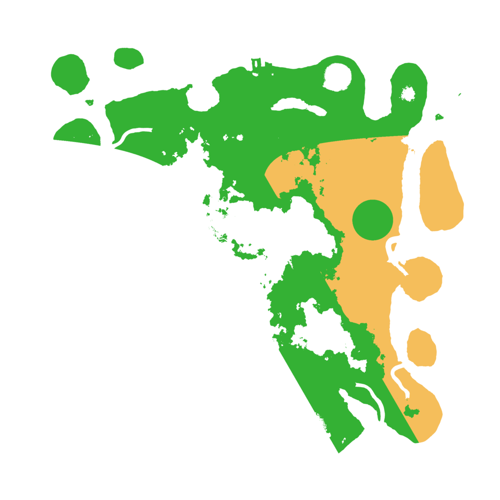 Biome Rust Map: Procedural Map, Size: 3250, Seed: 5696171