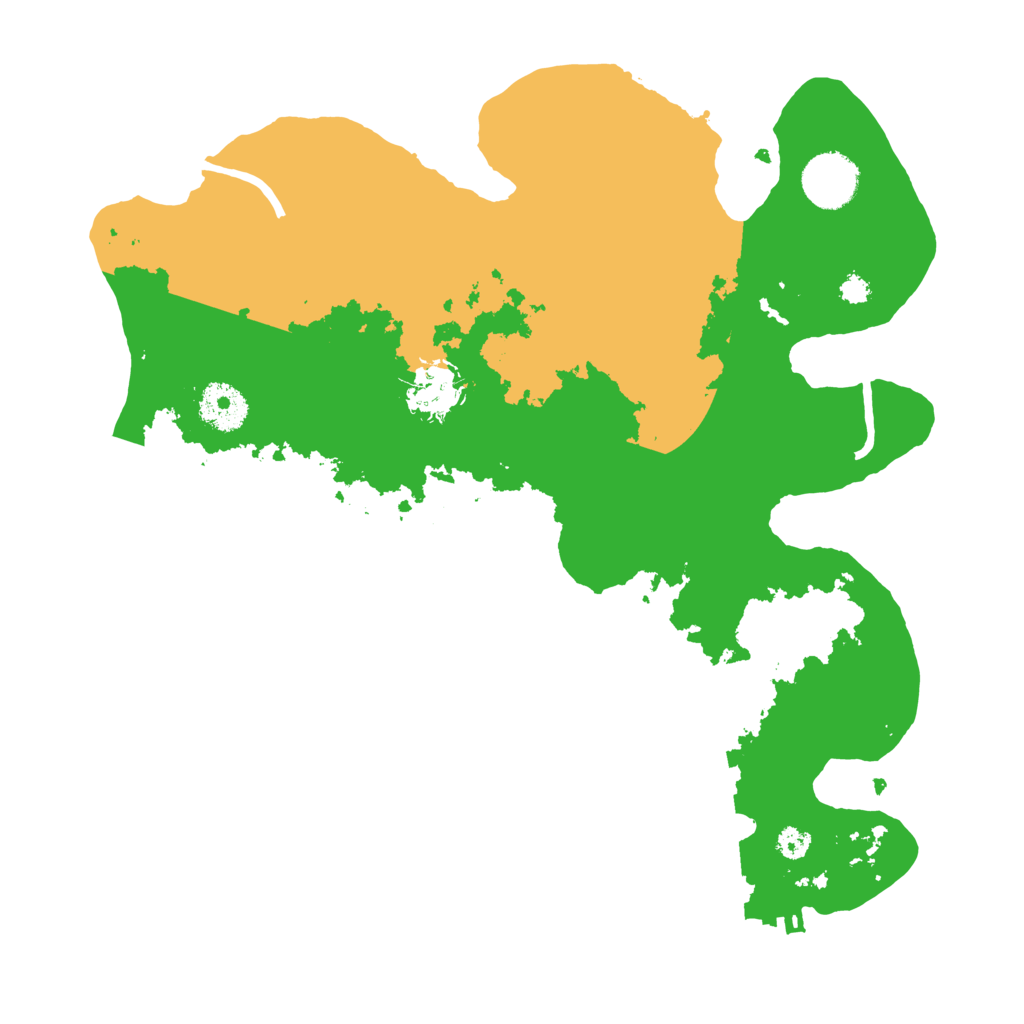 Biome Rust Map: Procedural Map, Size: 3250, Seed: 6216098