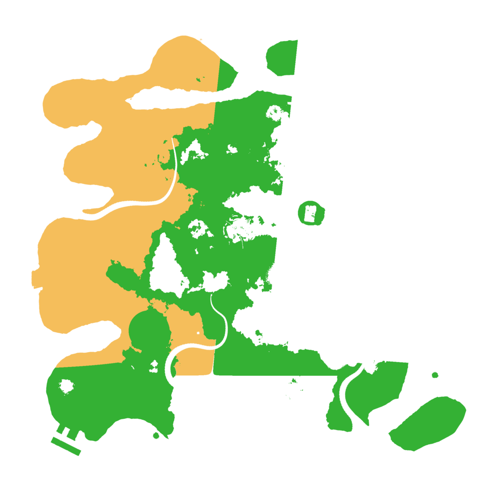 Biome Rust Map: Procedural Map, Size: 3250, Seed: 2640772