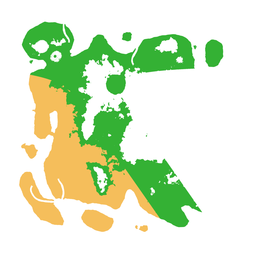 Biome Rust Map: Procedural Map, Size: 3500, Seed: 34321283
