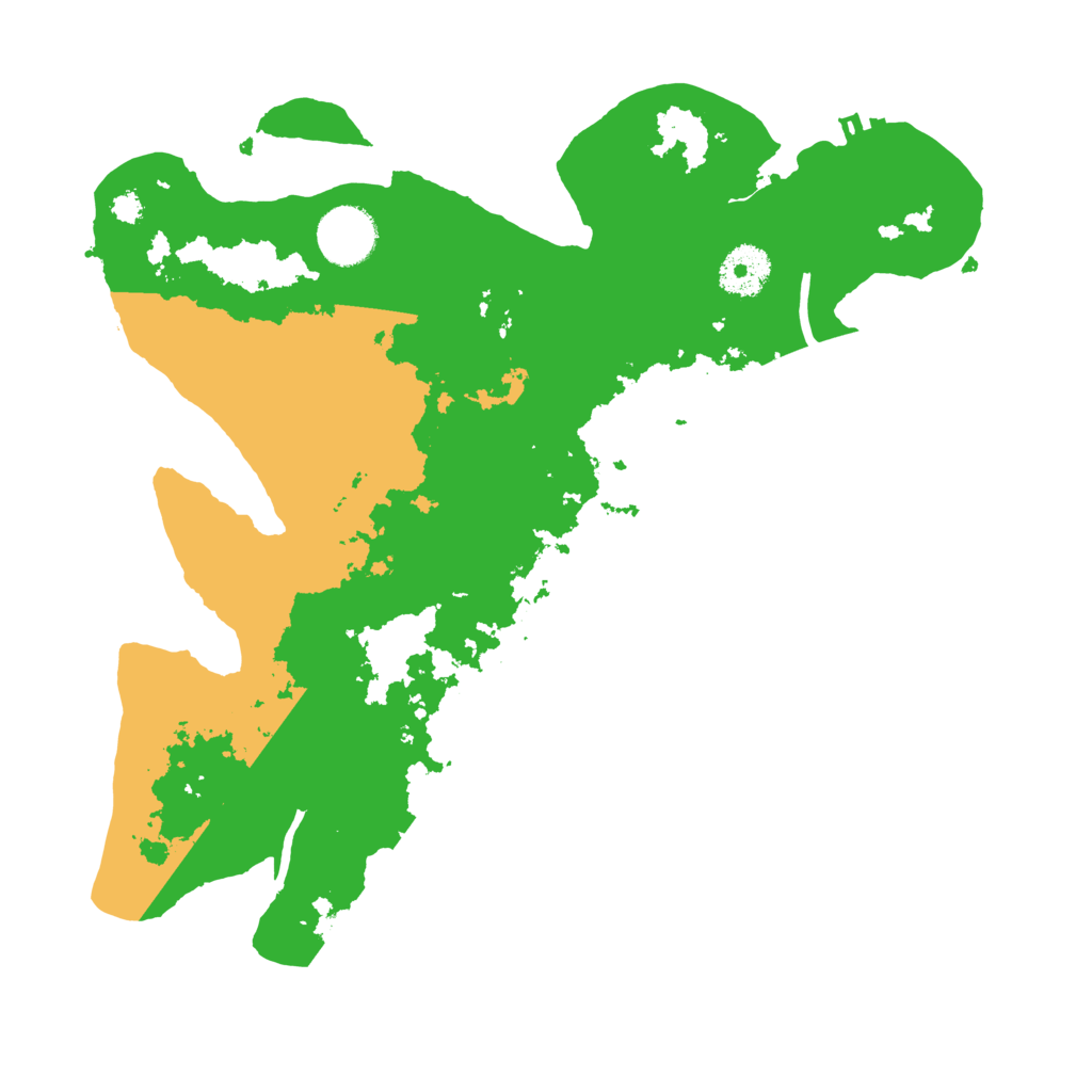 Biome Rust Map: Procedural Map, Size: 3250, Seed: 2269925