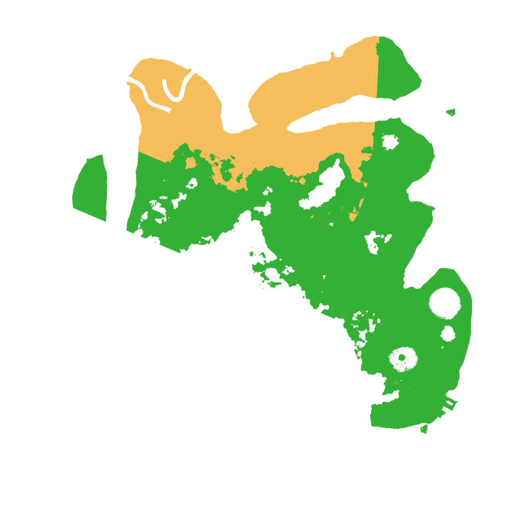 Biome Rust Map: Procedural Map, Size: 3000, Seed: 1580492711