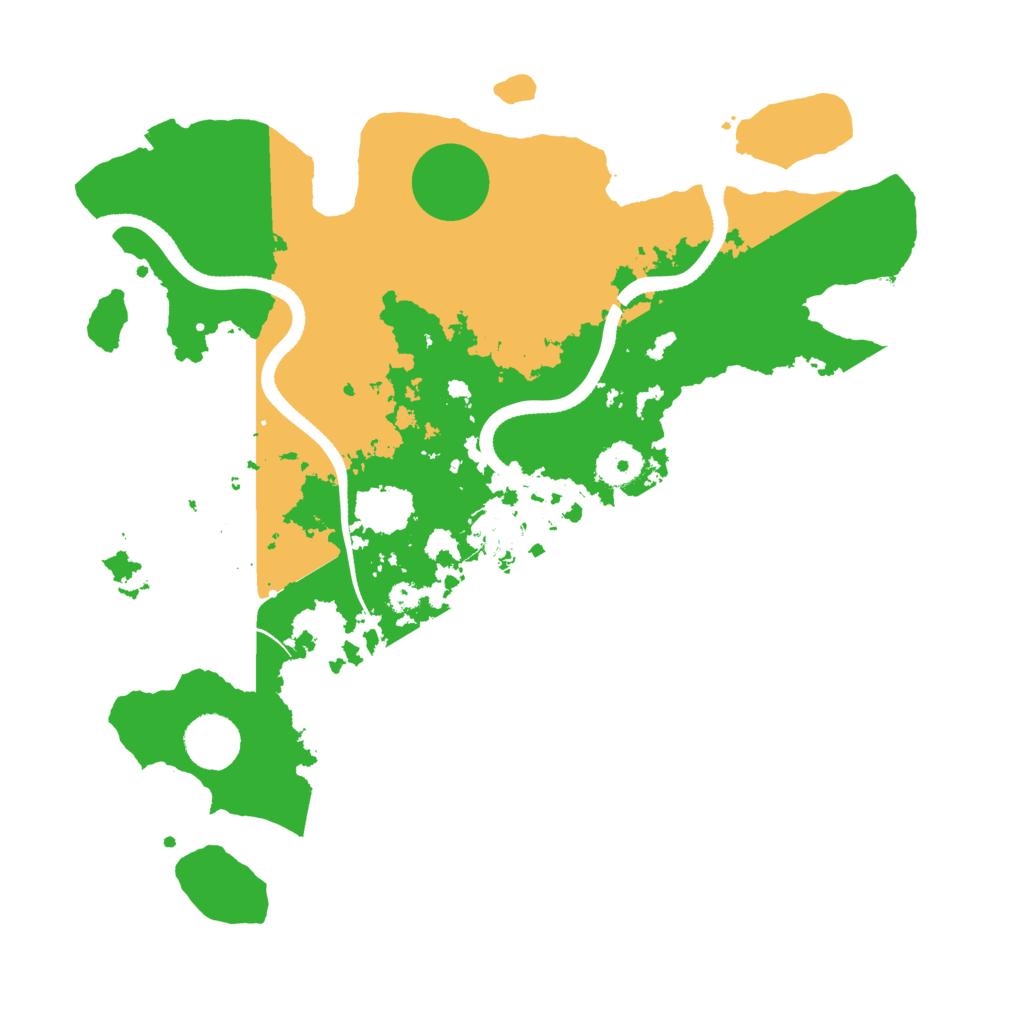 Biome Rust Map: Procedural Map, Size: 3500, Seed: 167146899