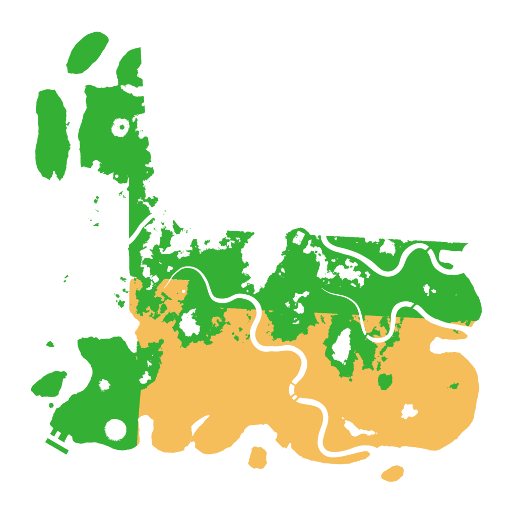 Biome Rust Map: Procedural Map, Size: 4250, Seed: 81244