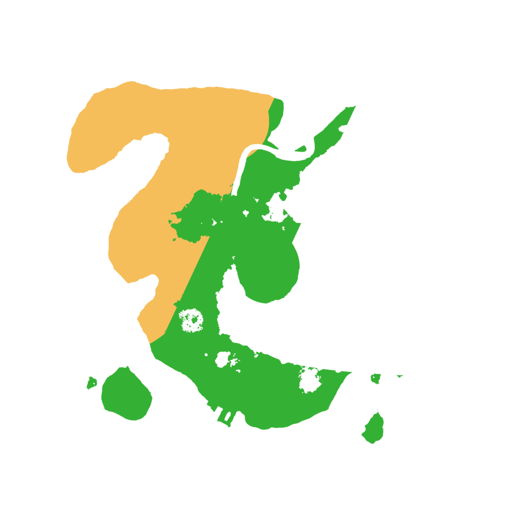 Biome Rust Map: Procedural Map, Size: 2200, Seed: 371220416