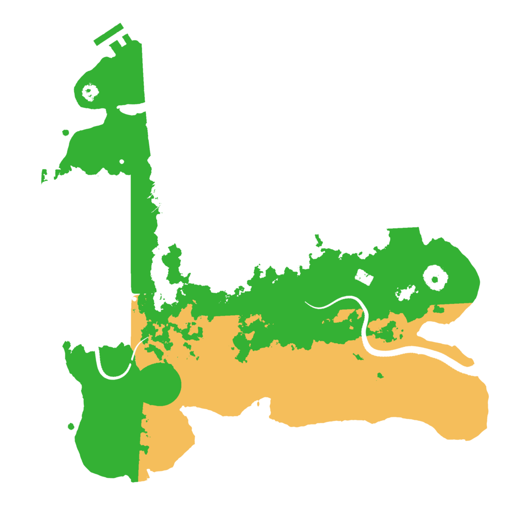 Biome Rust Map: Procedural Map, Size: 3250, Seed: 3502166