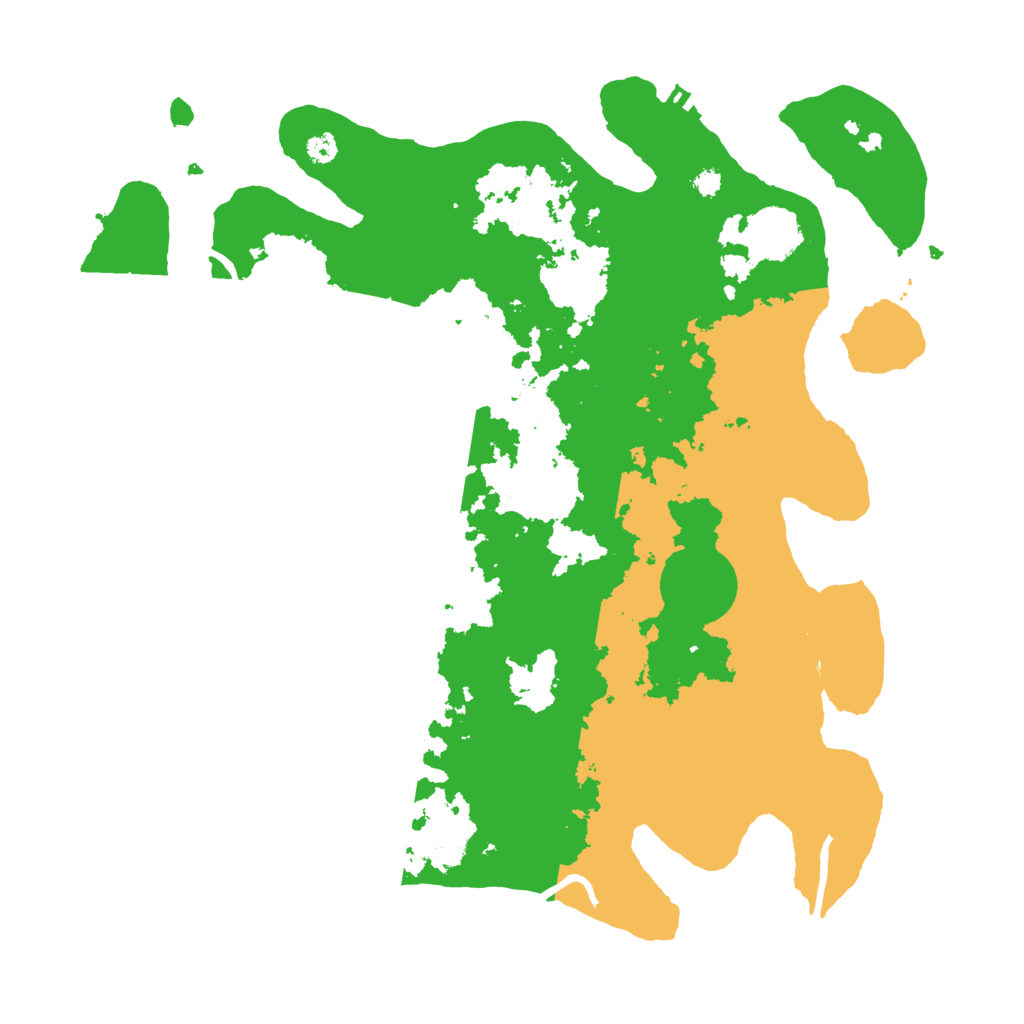 Biome Rust Map: Procedural Map, Size: 3500, Seed: 298536606