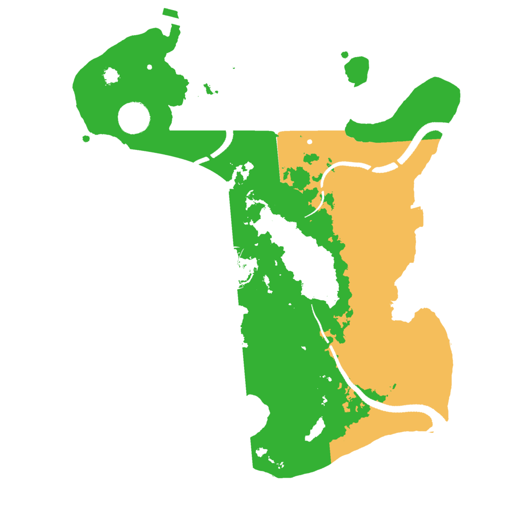 Biome Rust Map: Procedural Map, Size: 3000, Seed: 1673313646