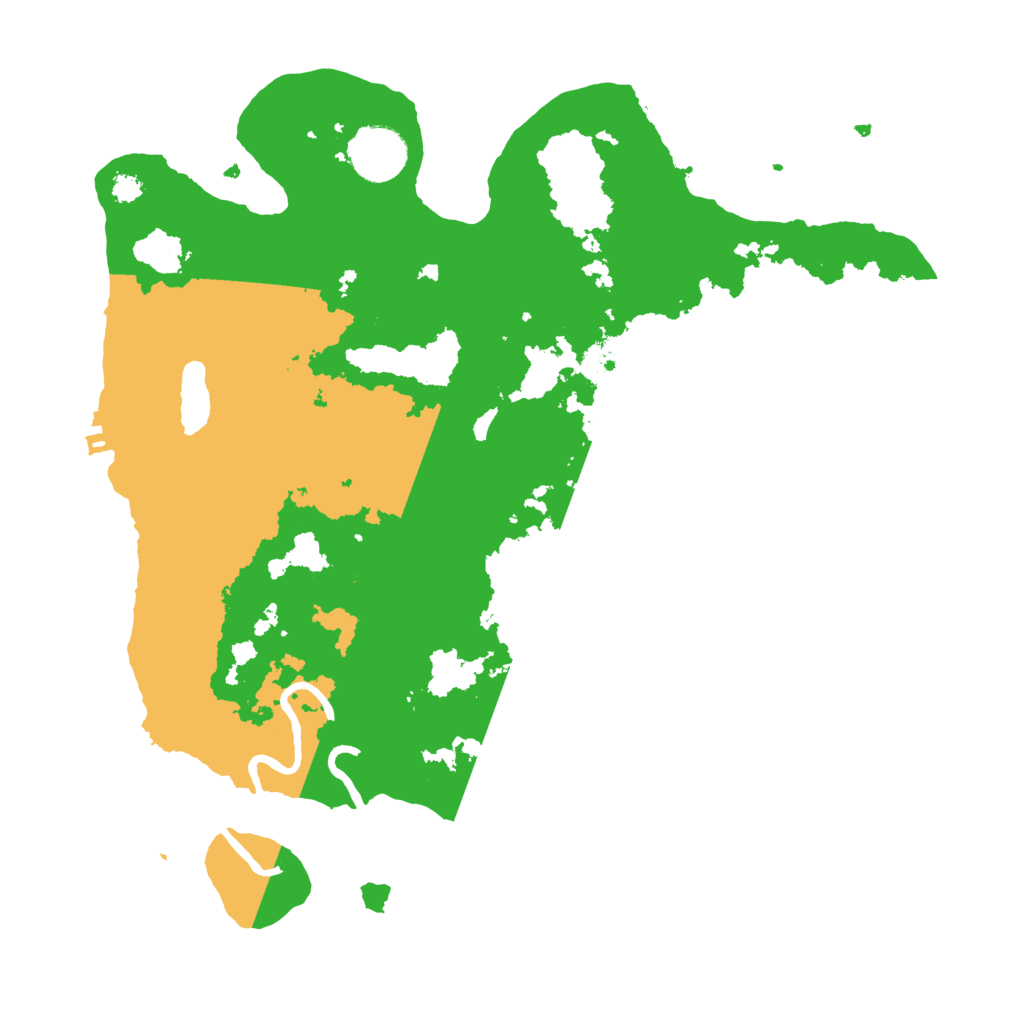 Biome Rust Map: Procedural Map, Size: 3250, Seed: 4575778