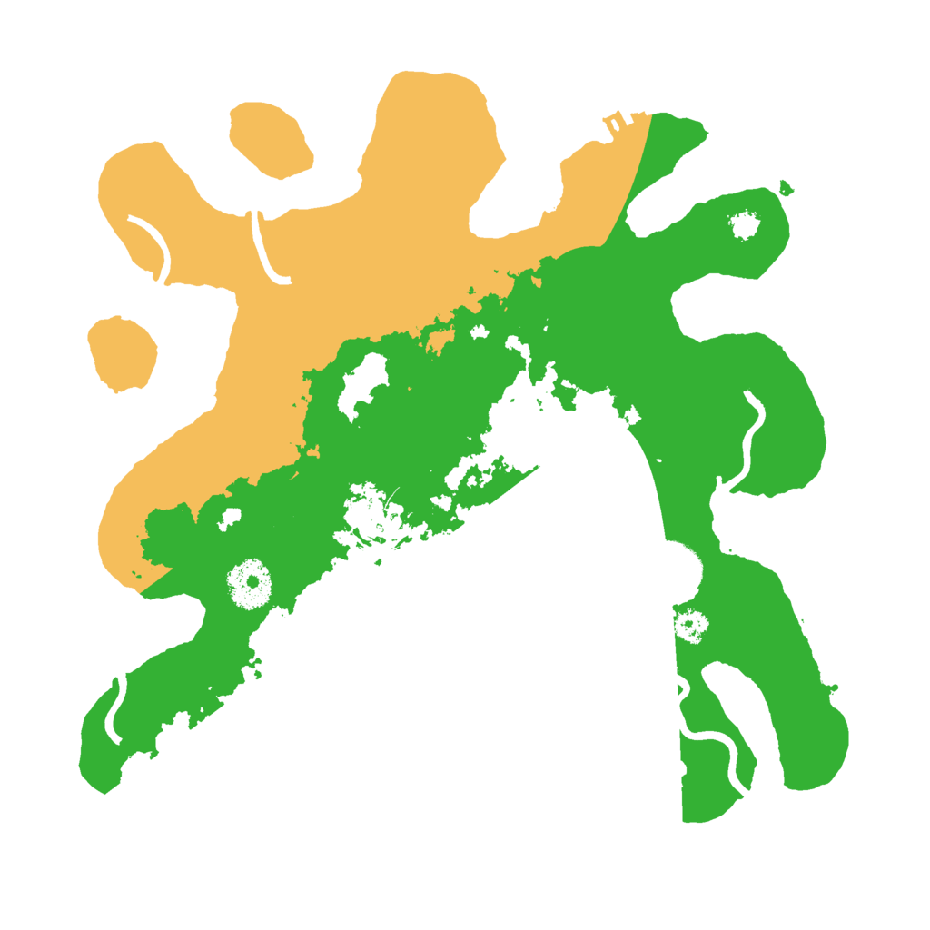 Biome Rust Map: Procedural Map, Size: 3000, Seed: 340745