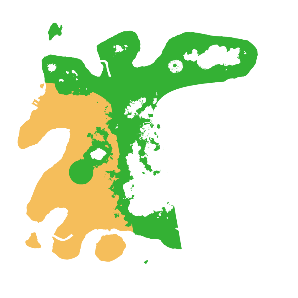 Biome Rust Map: Procedural Map, Size: 3250, Seed: 3229710