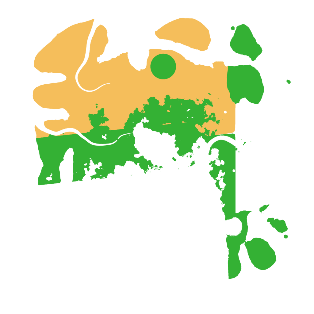 Biome Rust Map: Procedural Map, Size: 3250, Seed: 2335925