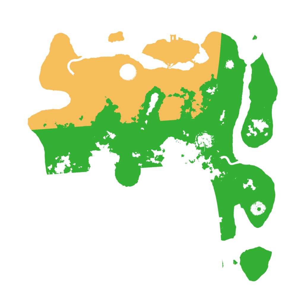 Biome Rust Map: Procedural Map, Size: 3250, Seed: 3268796